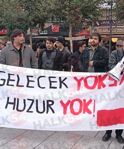 Tutuklanan öğrenciler için Sakarya'da basın açıklaması!