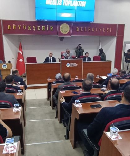 Sakarya Büyükşehir Belediyesi Ekim ayı meclisi başladı