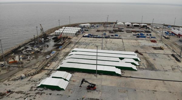 Karadeniz gazının karaya çıkartılma çalışmaları sürüyor