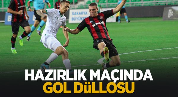 Sakaryaspor Karagümrük maçında gol düellosu: 3-3