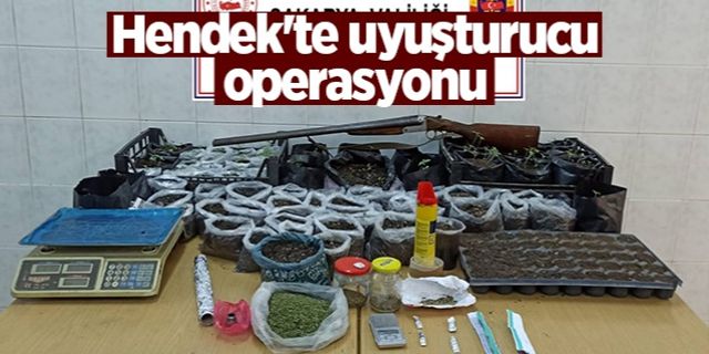 Hendek'te uyuşturucu operasyonu: 1 gözaltı