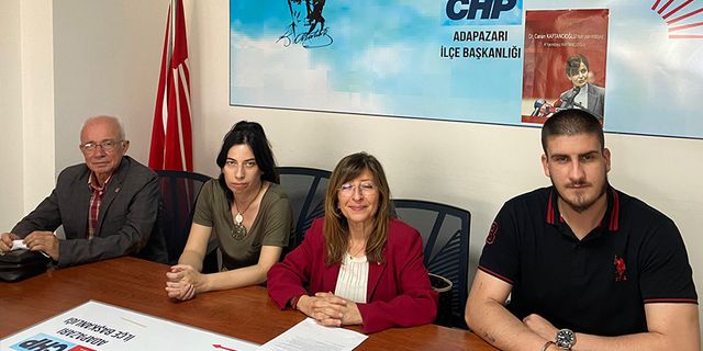 CHP Adapazarı'ndan Canan Kaftancıoğlu'na destek