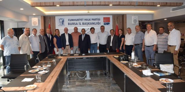 CHP'li Marmara İl Başkanları Bursa’da bir araya geldi