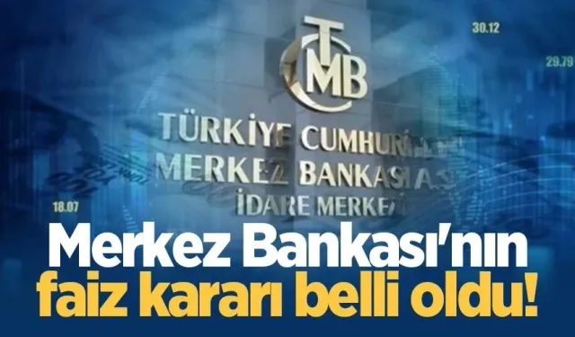 Merkez Bankası faizi yüzde 50'de sabit tuttu