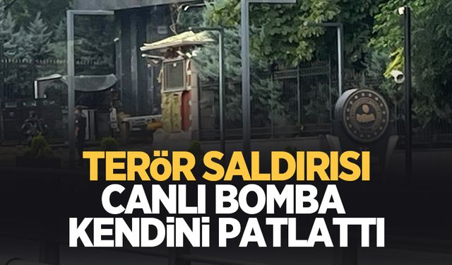 Ankara'da terör saldırısı: Canlı bomba kendini patlattı