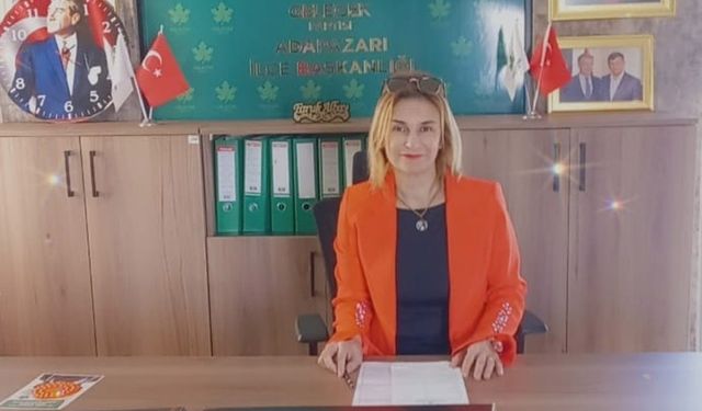 Gelecek Partisi Sakarya İl Kadın Kolları Başkanı Çakmak istifalara ilişkin açıklama yaptı