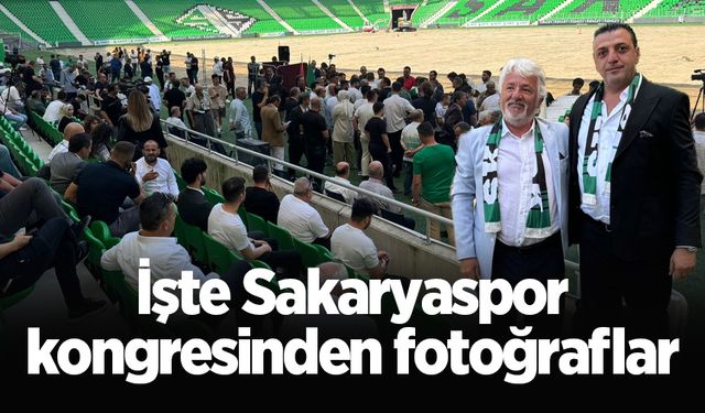 İşte Sakaryaspor kongresinden fotoğraflar