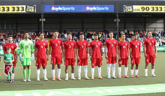 U19 Milli Futbol Takımı, Fransa'ya 2-1 yenildi