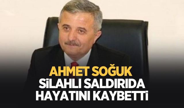 Ahmet Soğuk silahlı saldırıda öldürüldü