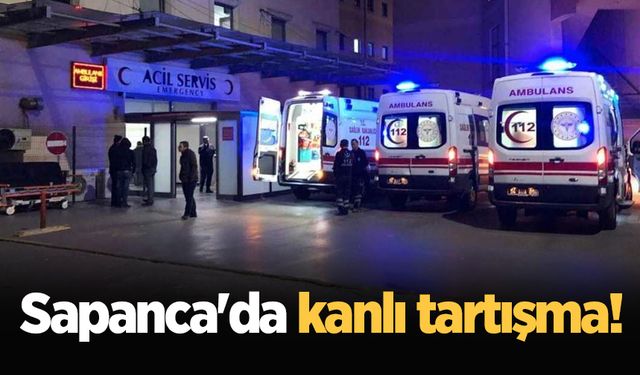 Sapanca'da kanlı tartışma! Tabancayla vuruldu