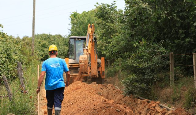 Aziziye Mahallesi’nin yeni içme suyu hattında çalışmalar tamamlandı