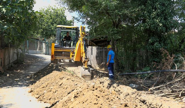 Büyükşehir’den Kertil’in altyapısına yeni içme suyu hattı