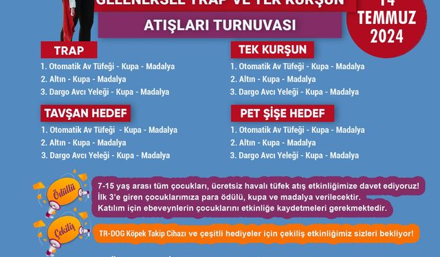 Ferizli geleneksel atış turnuvası düzenleniyor