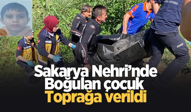 Nehirde boğulan Iraklı çocuk toprağa verildi