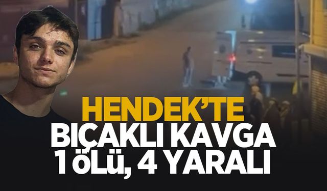 Hendek'te kavga: 1 ölü, 4 yaralı