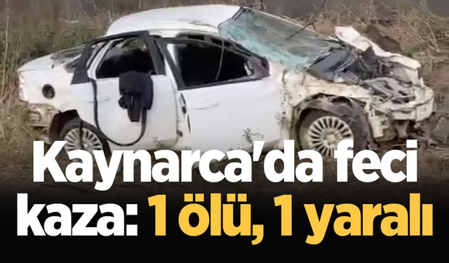 Kaynarca'da feci kaza: 1 ölü, 1 yaralı