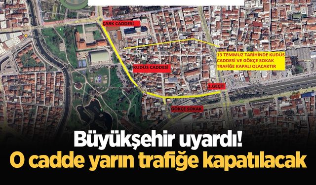 Kudüs Caddesi ve Gökçe Sokakta yenileme çalışmaları başlıyor