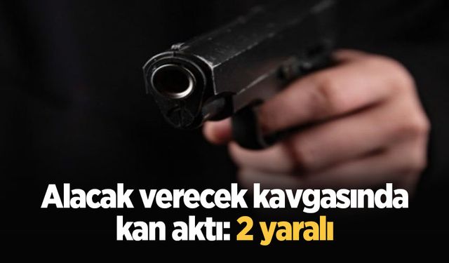 Alacak verecek kavgasında kan aktı: 2 yaralı