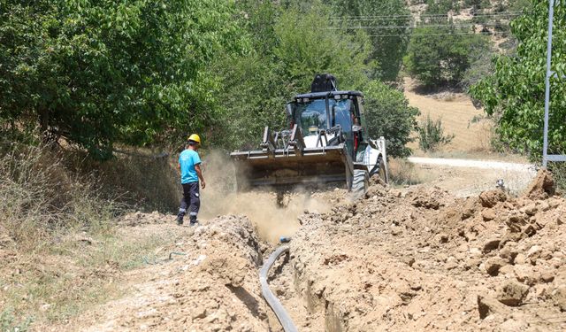 Taraklı Hark Mahallesi 2 bin metrelik yeni içme suyu hattı ile buluşuyor