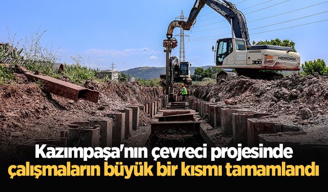 Kazımpaşa'nın çevreci projesinde çalışmaların büyük bir kısmı tamamlandı