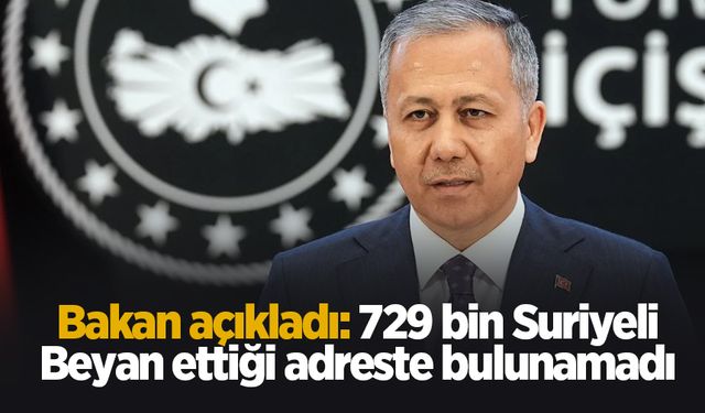 Bakan Yerlikaya'dan düzensiz göç açıklaması