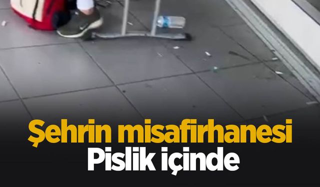 Şehrin misafirhanesi pislik içinde; Gelen de  giden de ayıplıyor