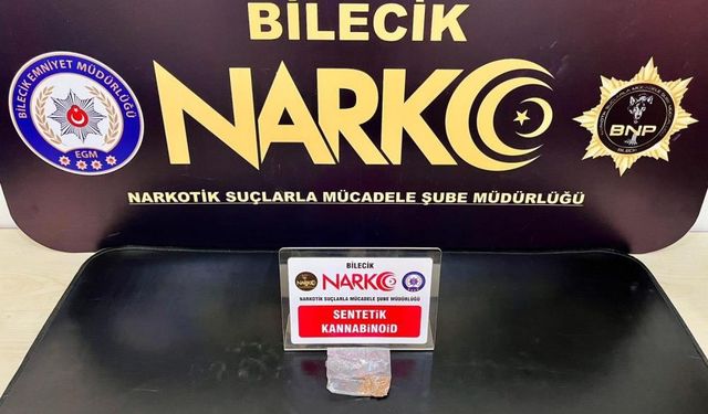 Bilecik'te uyuşturucu operasyonu