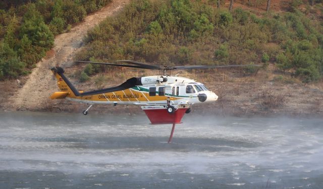 Yerli Nefes T-70, yangınla mücadelede etkili rol oynuyor