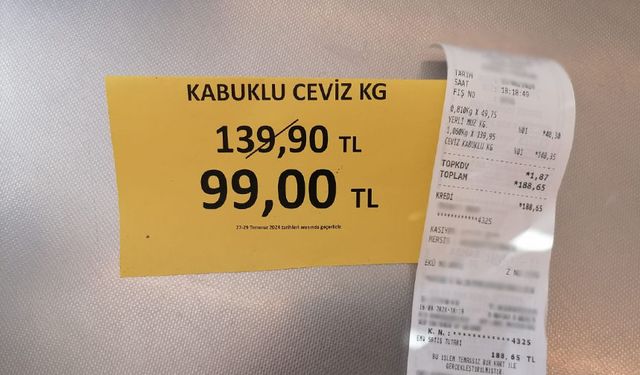 Fişi görünce “Şok” oldu! Tüketici Şok olmaya devam ediyor