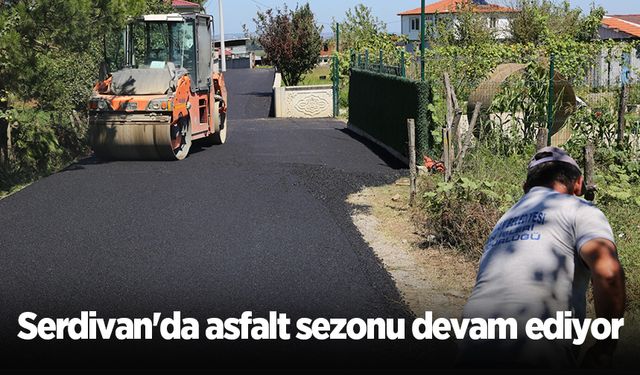 Serdivan'da asfalt sezonu devam ediyor