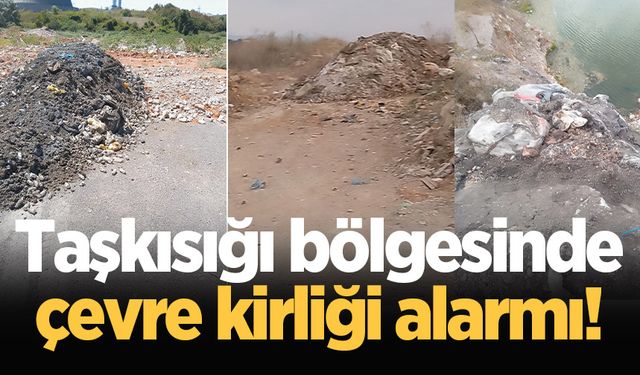 Taşkısığı bölgesinde çevre kirliği alarmı! Mahalle sakinleri: Lütfen acil önlem alınsın