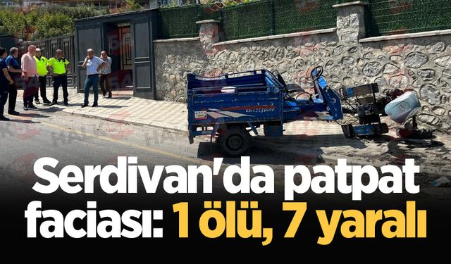 Serdivan'da patpat faciası: 1 ölü, 7 yaralı