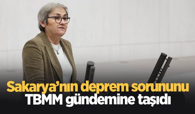 Sakarya'nın deprem sorunu TBMM gündeminde