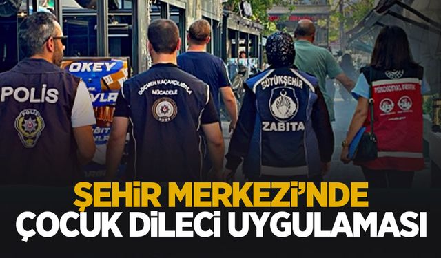 Sakarya'da çocuk dilenci uygulaması