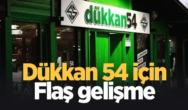 Dükkan54 için yeni gelişme