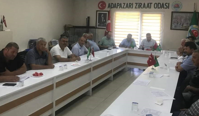 Adapazarı Ziraat Odası meclisinde çiftçinin sorunları konuşuldu