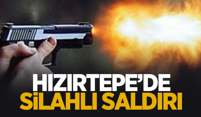 Hızırtepe'de bir kişi silahla vuruldu