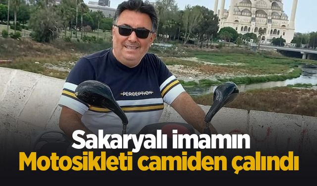 Motosikleti camiden çalınan imam böyle tepki gösterdi