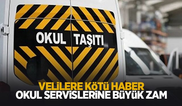 Sakarya'da okul servislerine büyük zam