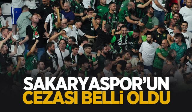 PFDK'dan Sakaryaspor'a ceza