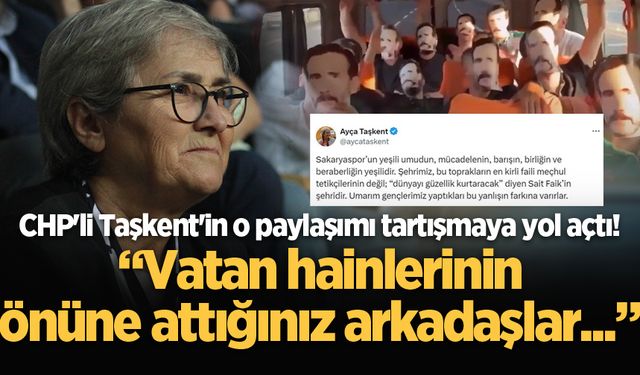 CHP'li Taşkent'in o paylaşımı tartışmaya yol açtı! “Vatan hainlerinin önüne attığınız arkadaşlar...”