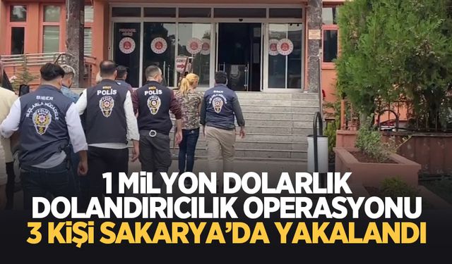 Sakarya dahil 3 ilde dolandırıcılık operasyonu