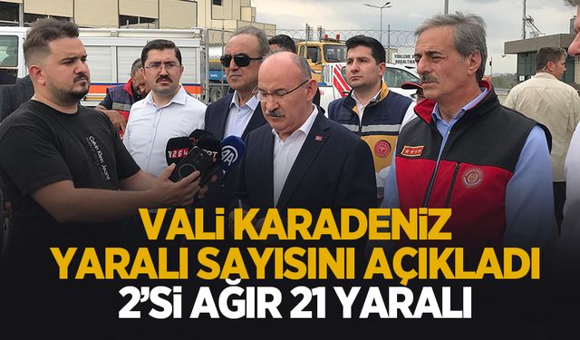 Patlamada son durum: 2'si entübe 21 yaralı