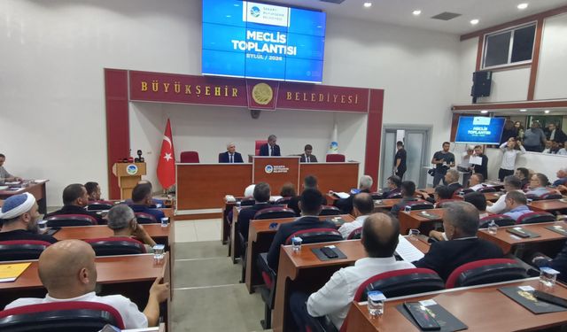 Büyükşehir Belediyesi Eylül ayı meclis toplantısı başladı