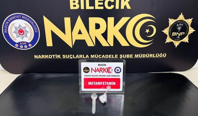 Bilecik'te durdurulan şüpheli araçta uyuşturucu madde ele geçirildi