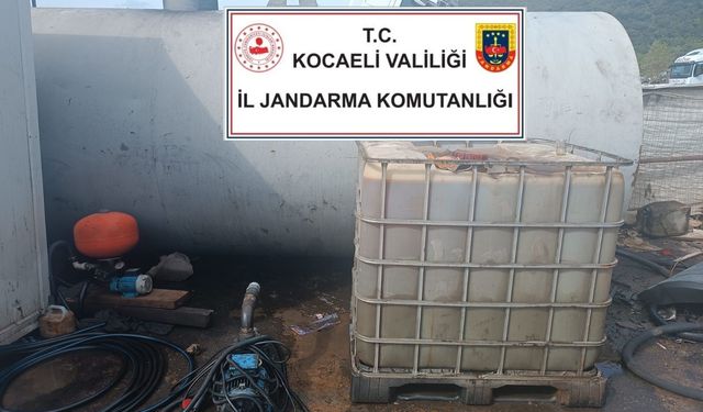 25 bin litre kaçak akaryakıt ele geçirildi