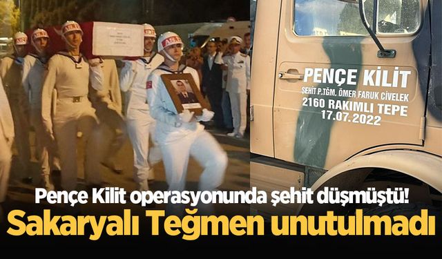 Pençe Kilit operasyonunda şehit düşmüştü! Sakaryalı Teğmen unutulmadı