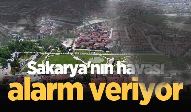 Sakarya'da hava kirliliği alarm veriyor