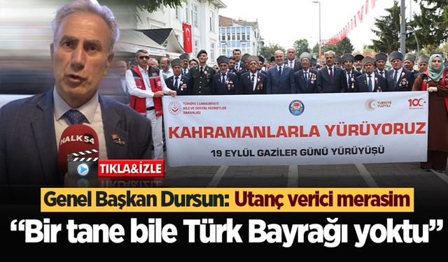 Genel Başkan Dursun: Utanç verici merasim