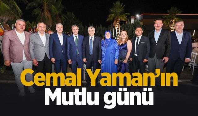 Cemal Yaman'ın mutlu günü